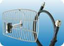 GIRD2.4G24dBi+LLC 400 SMA MALE RP to N MALE 20m