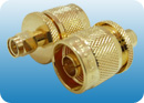 SMA MALE TO N MALE-Gold Plating