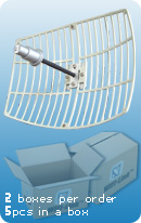 5.8GHz Square GIRD Parabolic Antenna 27dBi