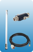 OMNI 7dBi 2.4G + Lightning Protector + RSMA5m/15ft