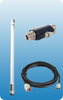 OMNI 7dBi 2.4G + Lightning Protector + RTNC5m/15ft