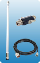 OMNI 9dBi 2.4G + Lightning Protector + RTNC5m/15ft