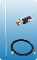 OMNI 11dBi 2.4G + Lightning Protector + RSMA7m/23ft