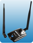WIFI-Link Warrior 1000mW 802.11b/g/n WLAN USB adapter+7 dbi dipole