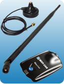 WIFI-Link Warrior 1000mW 802.11b/g/n WLAN USB adapter with 7 dBi Rubber Base (5ft)