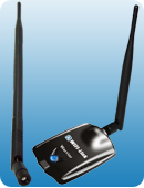 WIFI-Link Warrior 1000mW 802.11b/g/n WLAN USB adapter+9 dbi dipole
