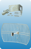 2.4GHz Square GRID Parabolic Antenna 24dBi