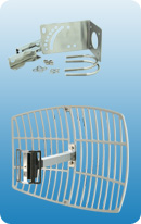 2.4GHz Square GRID Parabolic Antenna 19 dBi