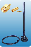 2.4GHz 5dBi ANTENNA MAGE BASE( SMA male RP)